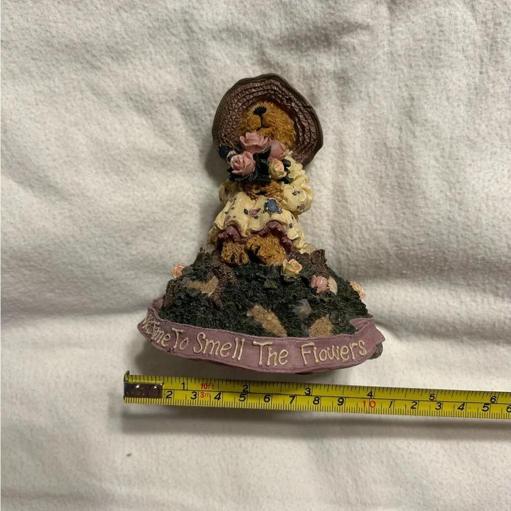 Vintage Make Time To Smell The Flowers  - Boyds Bears Music‎ Box